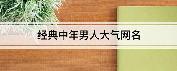 成熟稳重大气的网名