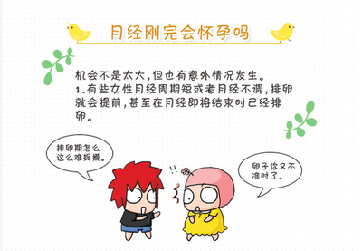 例假刚走会不会怀孕