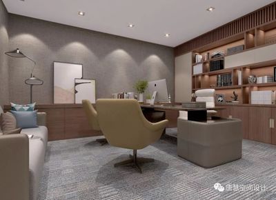 办公室壁纸装修效果图