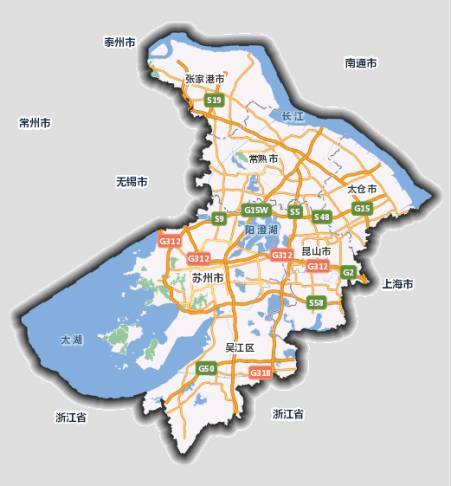 张家港在苏州哪里