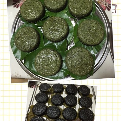 艾叶粑粑的制作方法