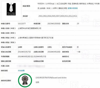 店名商标注册