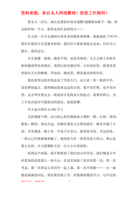 网络作文600字