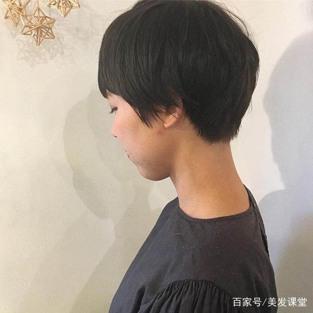 露耳短发发型女2018