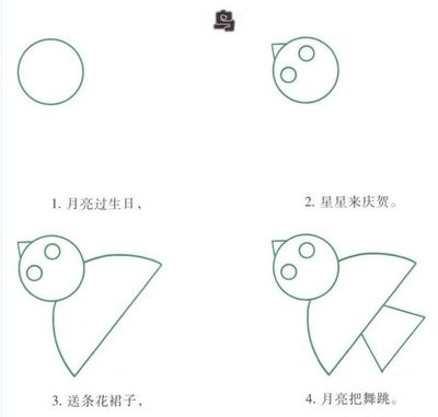 简笔画】幼儿园简笔画教程,一看就会!