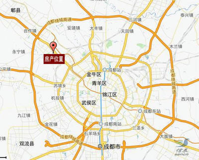 成都高新西区地图
