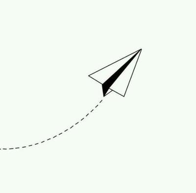 简单纸飞机画法