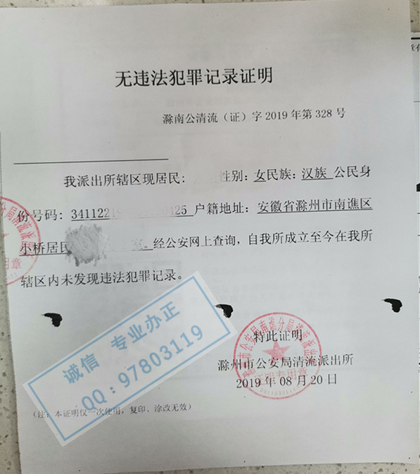 怎样办理无犯罪记录证明
