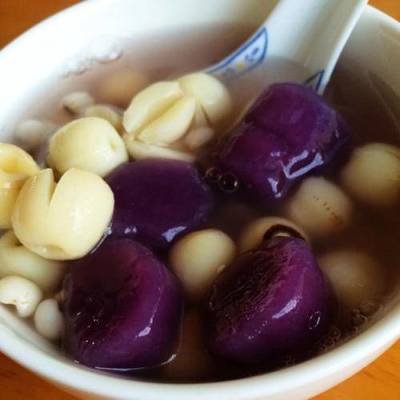 芋圆奶茶的制作方法