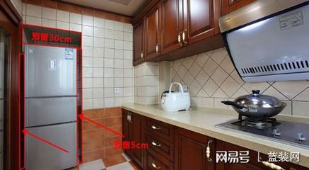 厨房橱柜冰箱尺寸规格