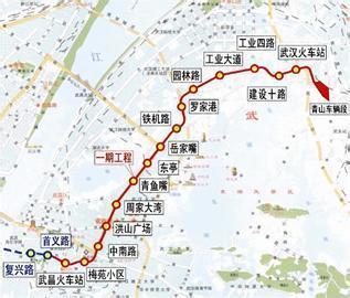 武汉站地铁4号线路线