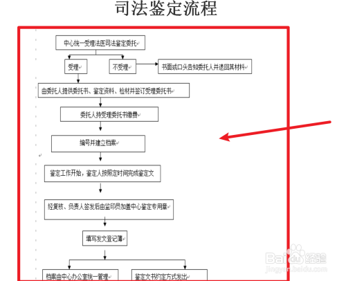司法鉴定流程