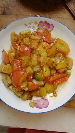 家常西红柿烧茄子窍门