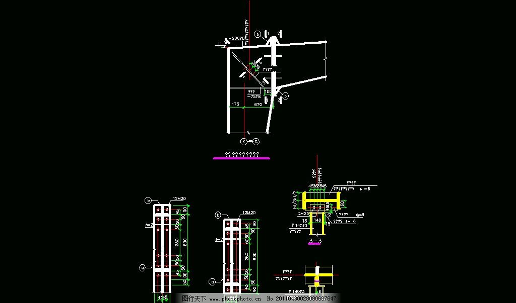 钢结构梁上起柱节点详图（钢结构梁上起柱节点详图信息钢结构节点安全性评估方法） 建筑施工图设计 第4张