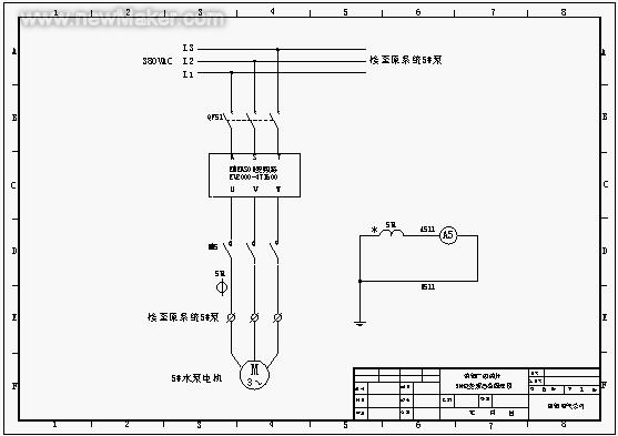 变频器控制水泵原理图