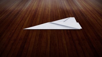 普通折纸飞机视频素材下载