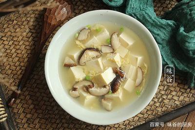 香菇豆腐鸡蛋汤家常做法