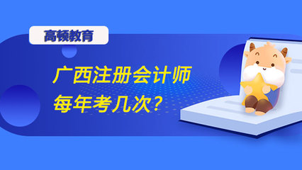 注册会计师一年考两门