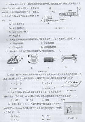 2020年甘肃高中会考物理试卷