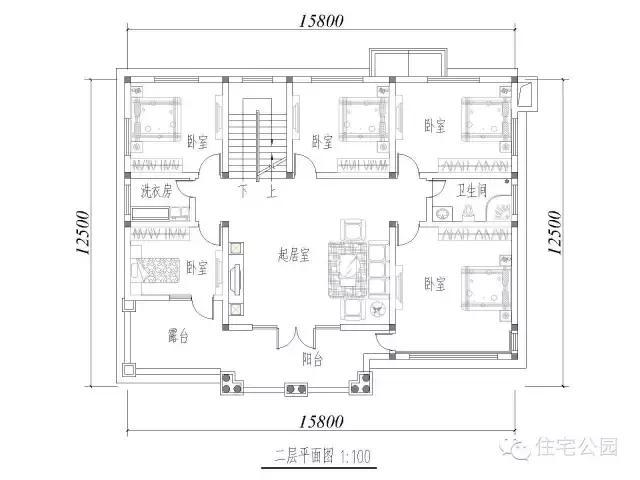 15米x12米房屋设计图