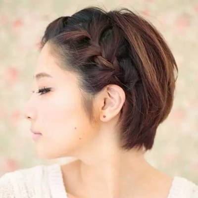 长发如何扎成短发