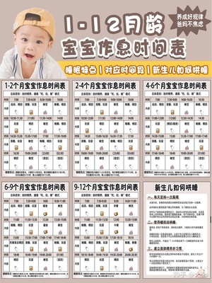 6个月宝宝作息