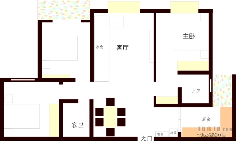 厨房间门对窗户好不好