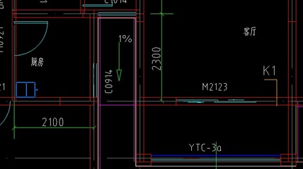 厨房墙体面积怎么计算公式
