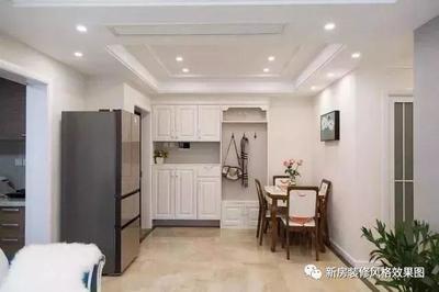 一进门对着厨房的墙