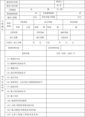 工程质量监督手续