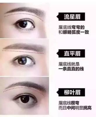 纹眉技巧