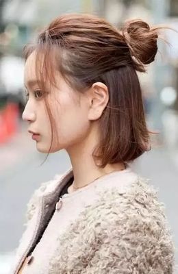 长发可以扎半丸子头吗