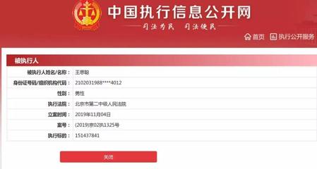 全国法院被执行人信息网