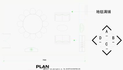 建筑平面设计图纸 毛绒玩