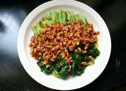 清肉末油菜的做法大全家常