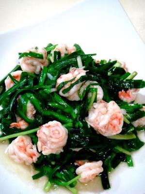 韭菜炒青虾的做法大全家常