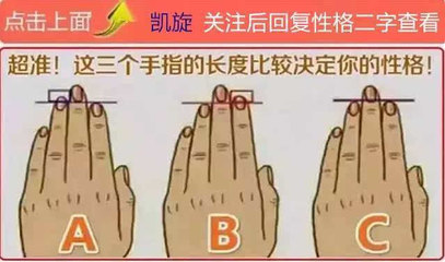 手指看命运指长短