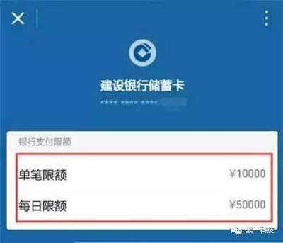 建行储蓄卡每天限额多少