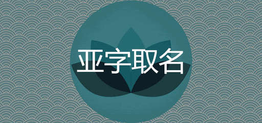 亚字取名