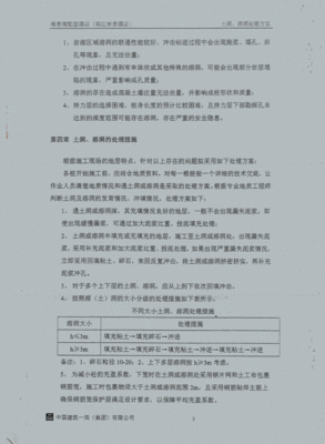 孔桩溶洞签证