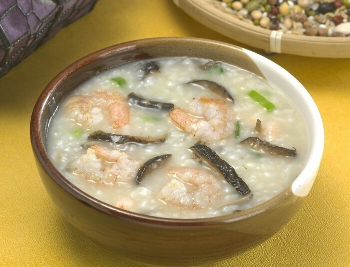 香菇虾子粥