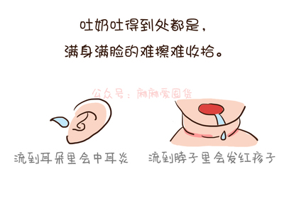 宝宝吐奶到耳朵里怎么办