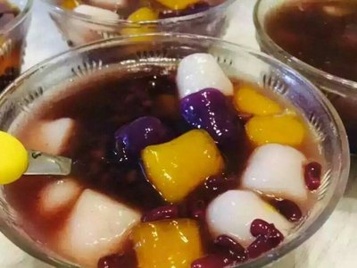 芋圆奶茶的制作方法