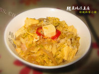 冻豆腐炖酸菜
