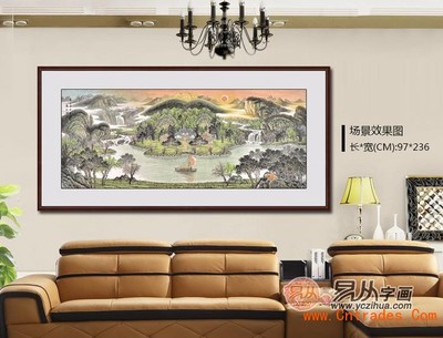 我可以在客厅挂山水画吗?客厅挂山水画有什么意义?