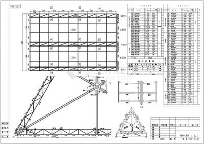 桁架施工圖的畫面怎么畫（桁架施工圖cad操作技巧） 結構機械鋼結構設計 第5張