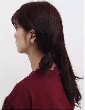 大圆脸编发