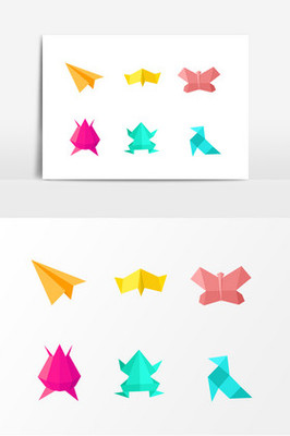 花卉折纸飞机视频素材下载