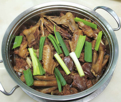 焖鹅的制作方法