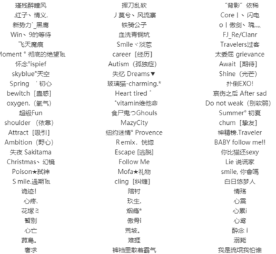 好听的男士名字